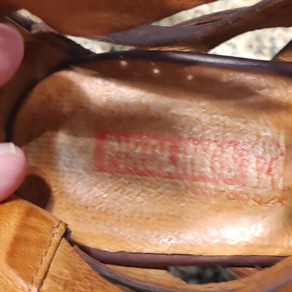 Pikolinos Brown Strappy Heeled Sandals Size 41 Naturally US 10 - Picture 13 of 13